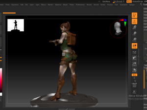 tomb raider lara croft 3D Print Model
