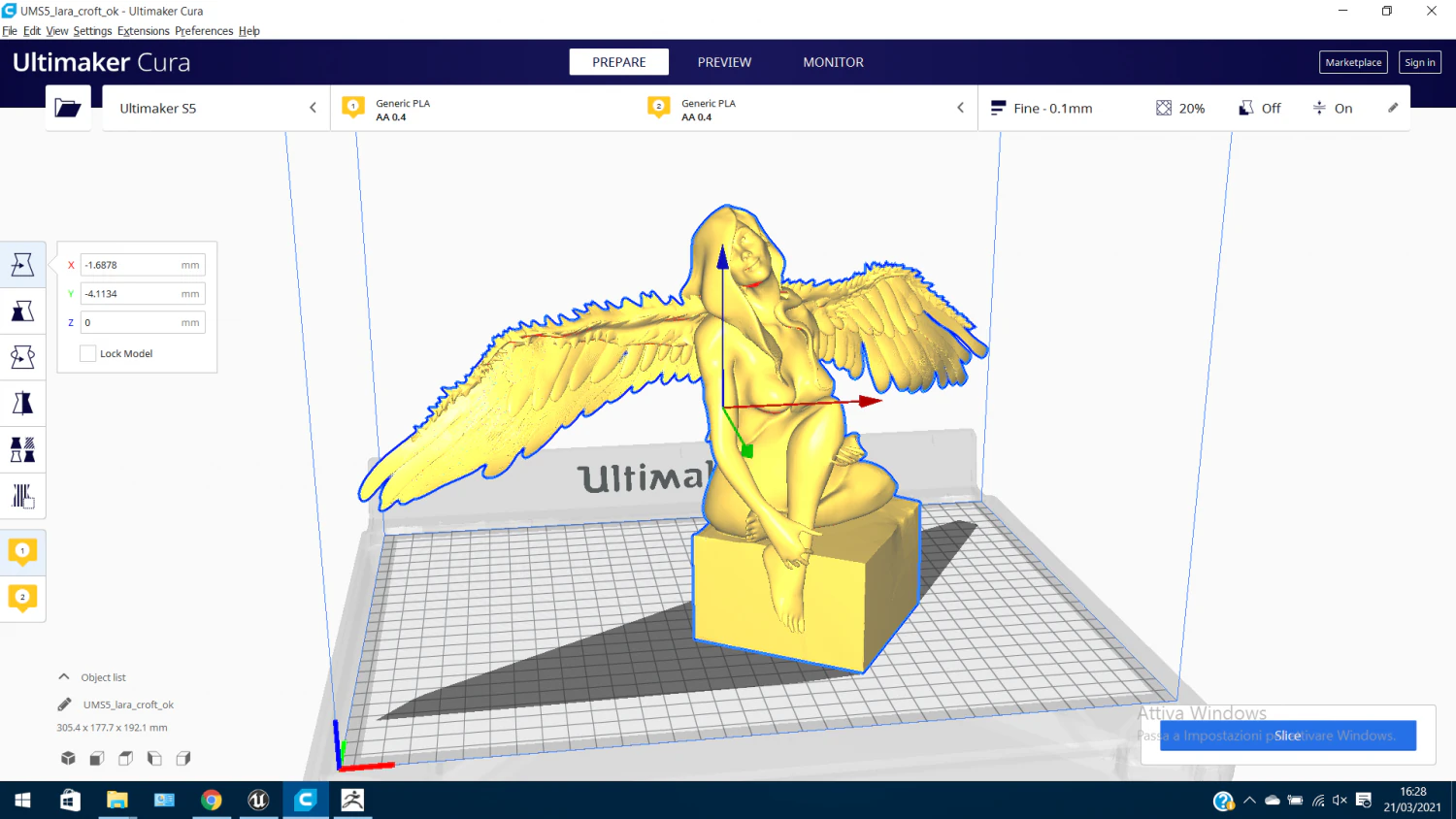 angelo angel 3D Print Model .c4d .max .obj .3ds .fbx .stl .blend 