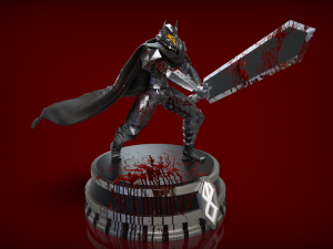 figurine for 3d printing gatzu berserk Model Cetak 3D