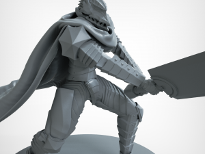 figurine for 3d printing gatzu berserk Model Cetak 3D