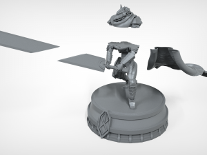 figurine for 3d printing gatzu berserk Model Cetak 3D