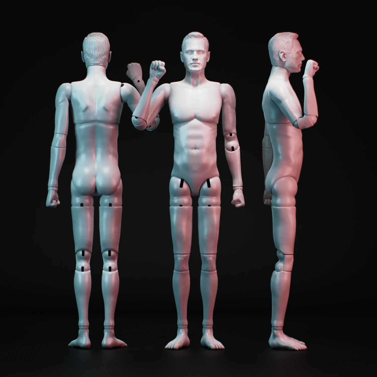 boneca bjd alexey navalny para impress&atilde;o 3d 40cm Modelo de Impressão 3D .c4d .max .obj .3ds .fbx .stl .blend 