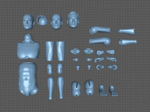 boneca bjd alexey navalny para impress&atilde;o 3d 40cm Modelo de Impressão 3D