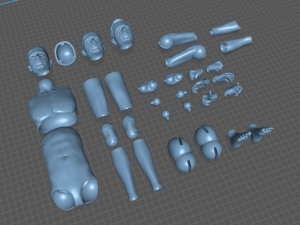 bjd doll alexey navalny for 3d printing 40cm Modello di stampa 3D