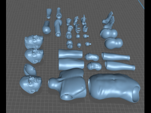 bjd doll alexey navalny for 3d printing 40cm Modello di stampa 3D