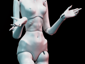 Bjd doll for 3d printing adela 40cm Modelo de Impressão 3D