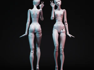 Bjd doll for 3d printing adela 60cm 3D Print Model