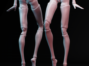Bjd doll for 3d printing adela 60cm Modelo de Impressão 3D