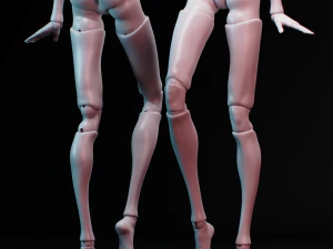 Bjd doll for 3d printing adela 60cm 3D Print Model