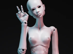 Bjd doll for 3d printing adela 60cm 3D Print Model