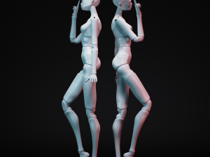 Bjd doll for 3d printing adela 60cm Modelo de Impressão 3D