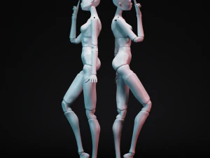 Bjd doll for 3d printing adela 60cm 3D Print Model