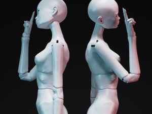 Bjd doll for 3d printing adela 60cm Modelo de Impressão 3D