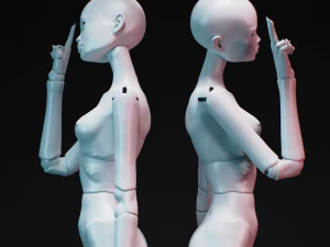 Bjd doll for 3d printing adela 60cm 3D Print Model