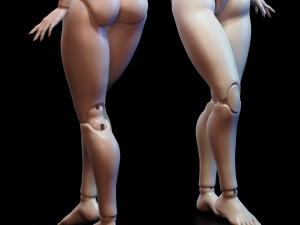 bjd doll magna for 3d printing 26cm 3Dプリントモデル