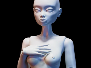 boneca bjd magna para impress&atilde;o 3d 26cm Modelo de Impressão 3D