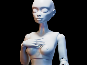 bjd doll magna for 3d printing 26cm 3Dプリントモデル