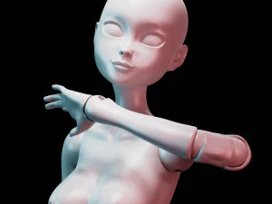 Boneca Bjd para impress&atilde;o 3D roru Modelo de Impressão 3D