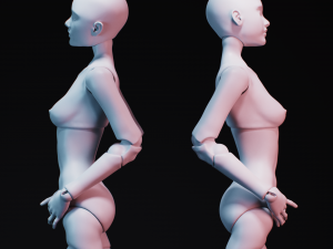 bjd doll for 3d printing gretta 40cm Modelo de Impressão 3D