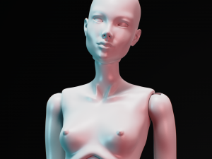 Bjd doll for 3d printing anna 30cm 3D Print Model