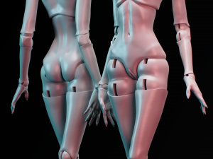 Bjd doll for 3d printing anna 30cm 3D Print Model
