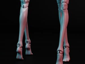 Bjd doll for 3d printing anna 30cm 3D Print Model