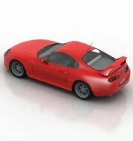 supra car 3D Model .c4d .max .obj .3ds .fbx .stl .blend 