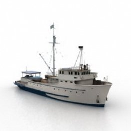 ship Model 3D .c4d .max .obj .3ds .fbx .stl .blend 