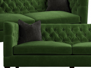 becket sofa 3Dモデル