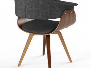 deane upholstered dining chair 3D Model