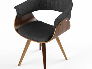 deane upholstered dining chair 3D Model