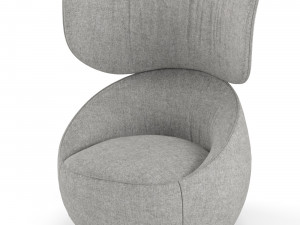 hana armchair menagerie of extinct animals velvet 3Dモデル
