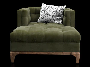 dylan chaise - sapphire olive 3D Model