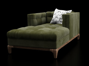 dylan chaise - sapphire olive 3D Model