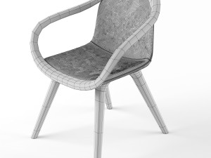 ginevra horm italia chair Modello 3D