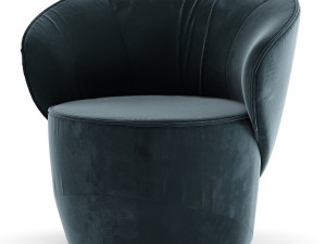 grace swivel armchair by pierangelo sciuto Model 3D