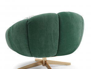 scott swivel armchair 3D Model