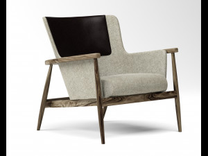 hobsen contrasting upholstery back cushion 3D Model