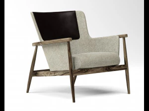 Hobsen kontrastowa tapicerka poduszki oparcia Model 3D