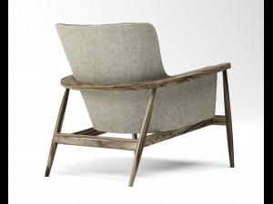hobsen contrasting upholstery back cushion Modelo 3D
