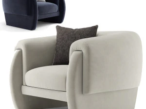 Poltrona Munna Luke Modello 3D