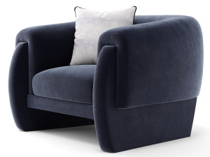 munna luke armchair Modelo 3D
