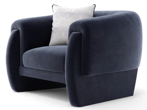 munna luke armchair 3D Model