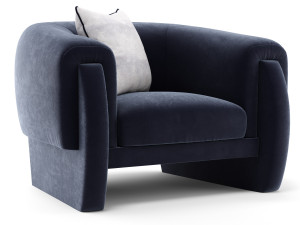 munna luke armchair Modelo 3D