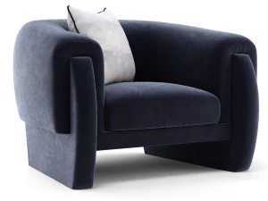 munna luke armchair 3D Model