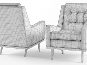 Made Scott Armchair 3D Model