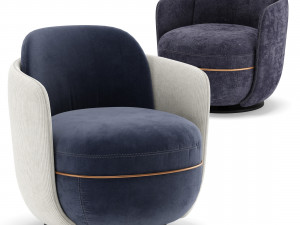 Wittmann Miles Lounge Chair 3D Model