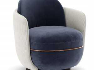 Wittmann Miles Lounge Chair 3D Model
