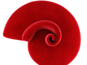 Tatlin sofa red 3D Model