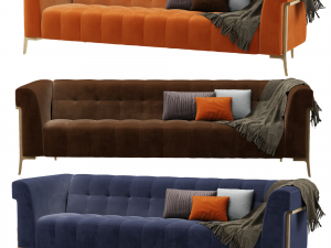 Holly-Hunt Sheffield Sofa 3D Model